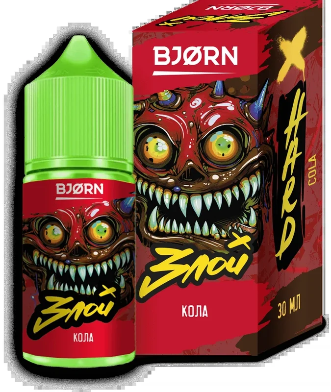BJØRN ZLOY V2.0  (6% никотина)  36 ярких вкусов