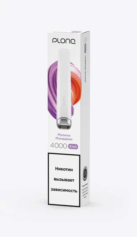 (ДО 4000 ЗАТЯЖЕК) PLONQ PLUS PRO ВКУС: КОЛА