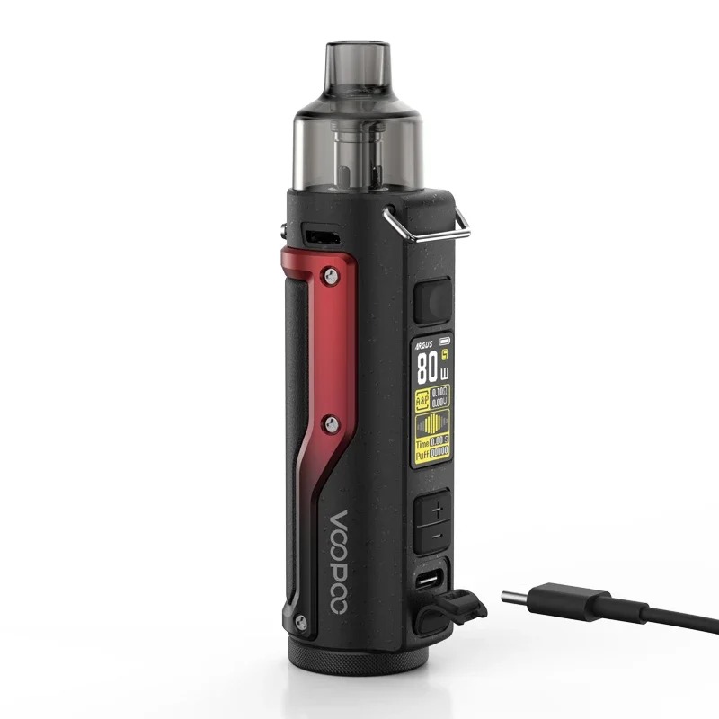 Набор VOOPOO ARGUS PRO 3000mAh 80W Pod Kit Dark Coffee& Titanium Gold