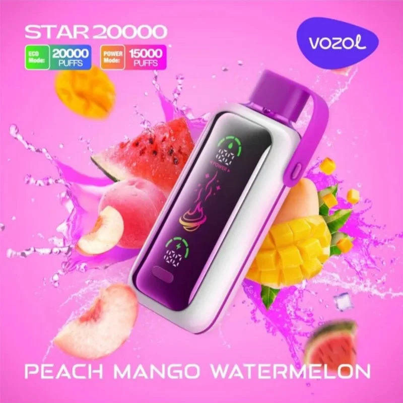VOZOL 20000 STAR - DOUBLE APPLE ICE