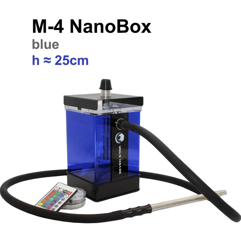 Кальян M-4 NanoBox, 25см, (полный комплект + подсветка )