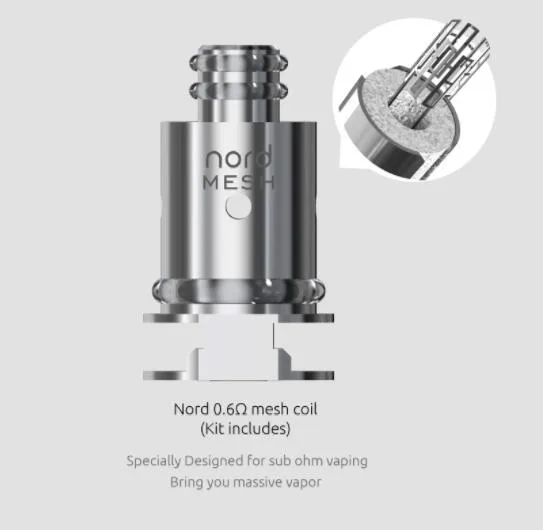 Испаритель SMOK NORD 0.6ohm Mesh Coil (в упак. 5 шт.)
