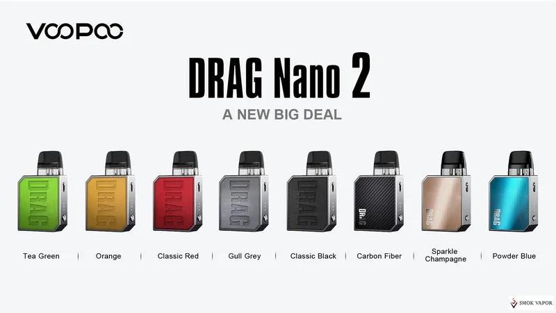 Набор Voopoo Drag Nano 2 Pod 800mAh Kit Classic Red