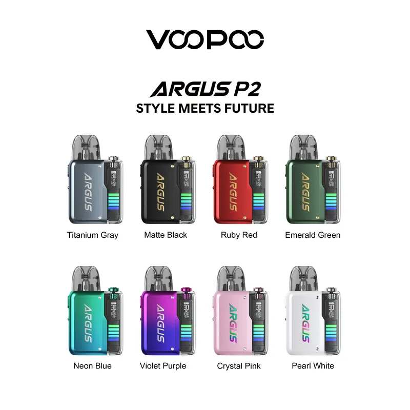 Набор Voopoo ARGUS P2 Pod 1100mAh Kit Neon Blue