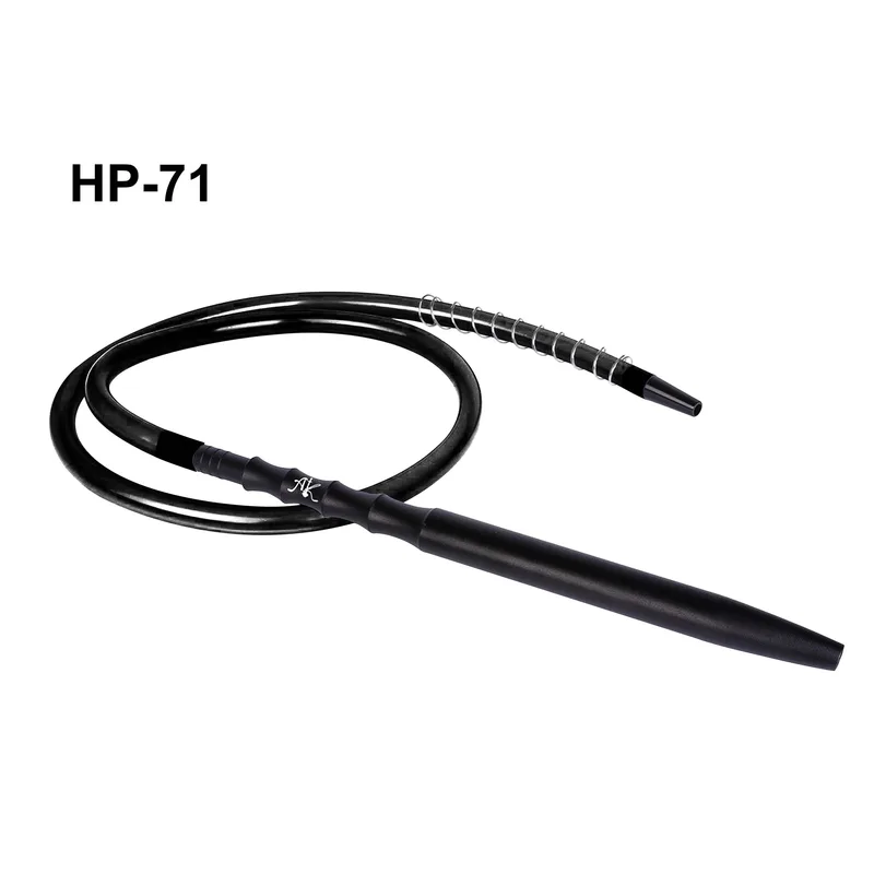 Шланг HP-71  д/кальяна + мундштук  с пружиной (black)