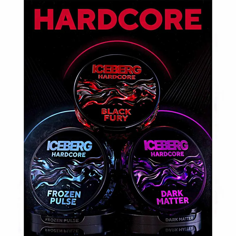 НИКПАКИ ICEBERG HARDCORE 150mg (DARK MATTER)