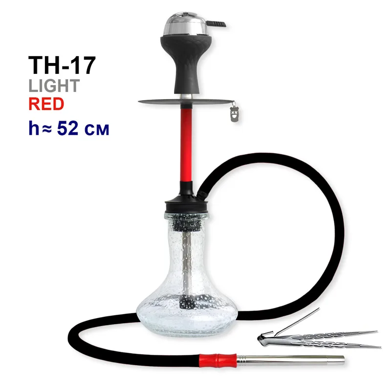 Кальян TH-17 Light, 52см, (составной, полный комплект) (Red краcный)