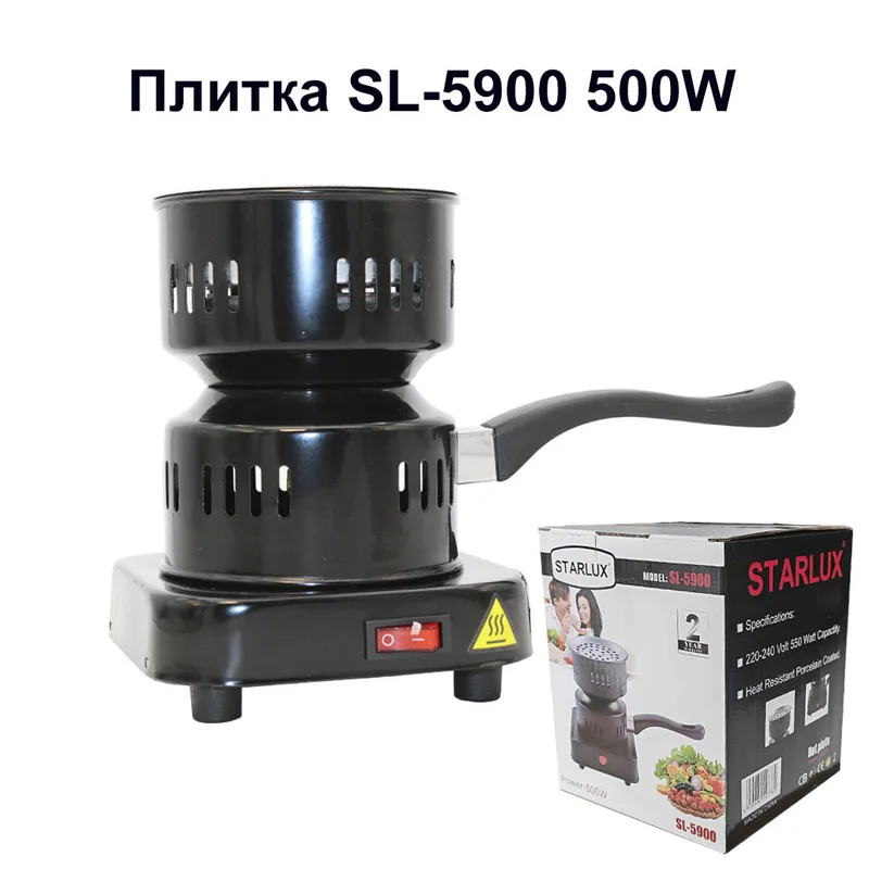 Плитка д/угля 500W, SL-5900,  (24 шт/кор)