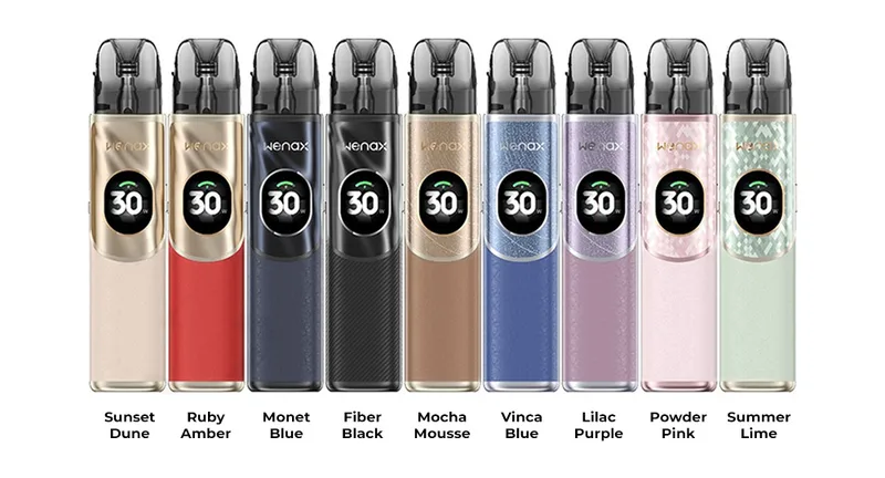 Набор Geek Vape Wenax Q2 Pod 1250mAh Kit 3ml Monet Blue