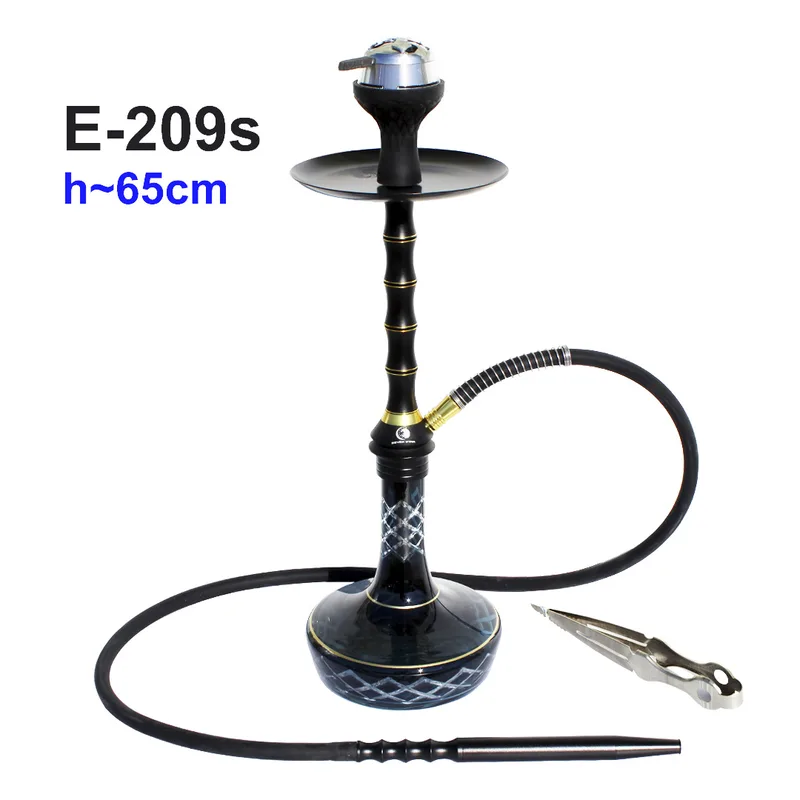 Кальян E-209s 64см, Bamboo Stalk (полный комплект) (Black gold)