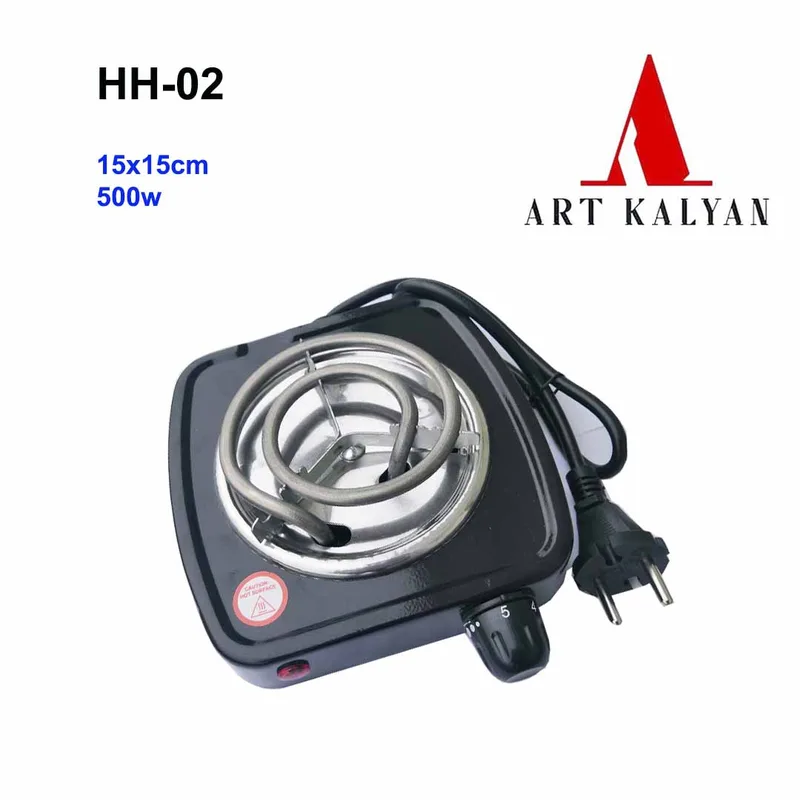Плитка д/угля  HH-02 500W (пскова М) 24шт/кор (H-009A)