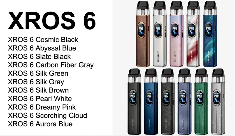 Набор Vaporesso XROS 6 Pod 1800mAh Kit Carbon Fiber Gray