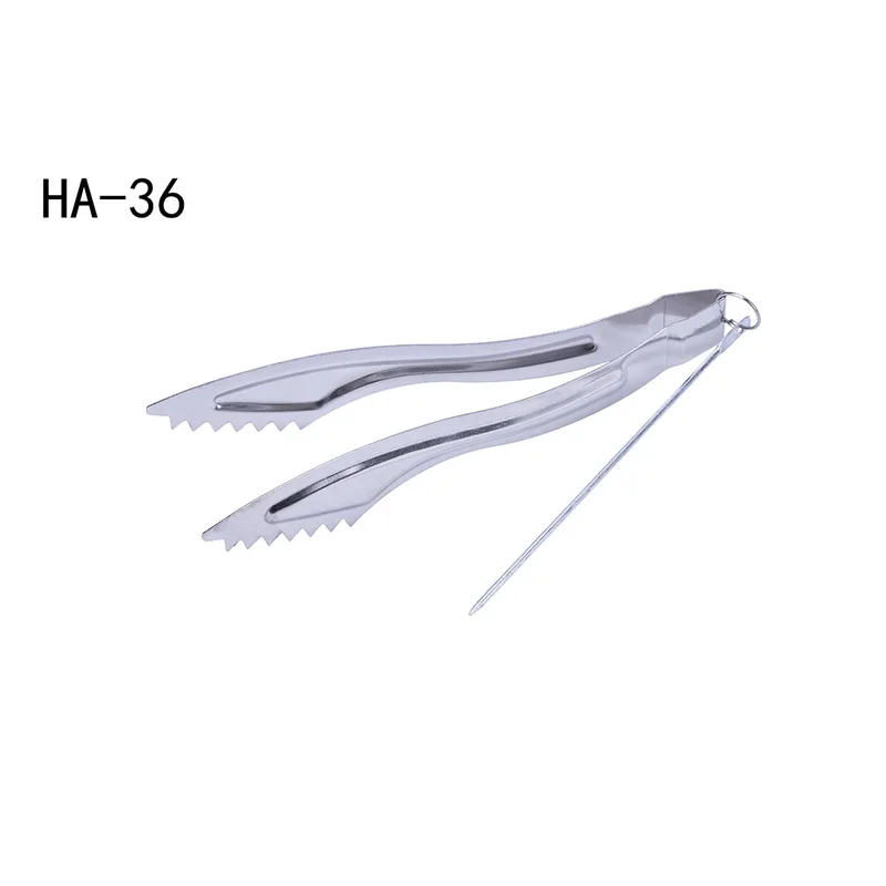 Щипы HA-36 серебро 16см (крокодильчики)