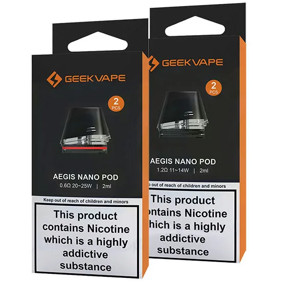 Картридж Geek Vape Aegis Nano Pod 1.2ohm 2ml (в упак. 2 шт.)