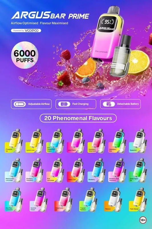 ARGUS BAR PRIME 6000 - Blue Razz Lemonade