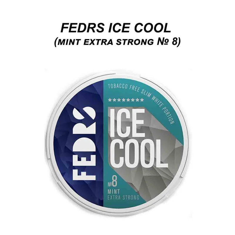 Жевательная смесь FEDRS ICE COOL (№ 8 mint extra strong)