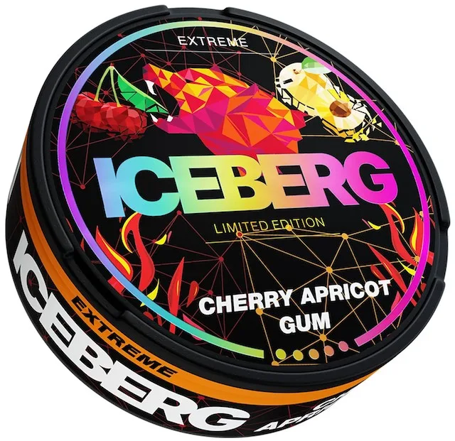НИКПАКИ ICEBERG LIMITED EDITION 130 MG (Cherry Apricot Gum)