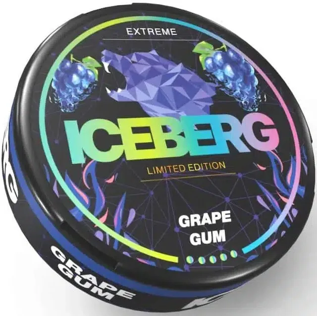 НИКПАКИ ICEBERG LIMITED EDITION 130 MG (Grape Gum)