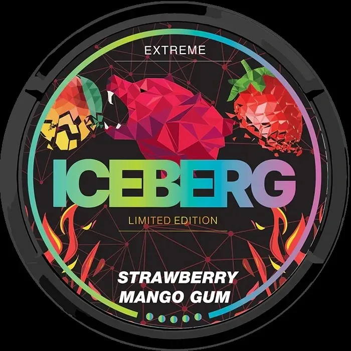 НИКПАКИ ICEBERG LIMITED EDITION 130 MG (Strawberry Mango Gum)