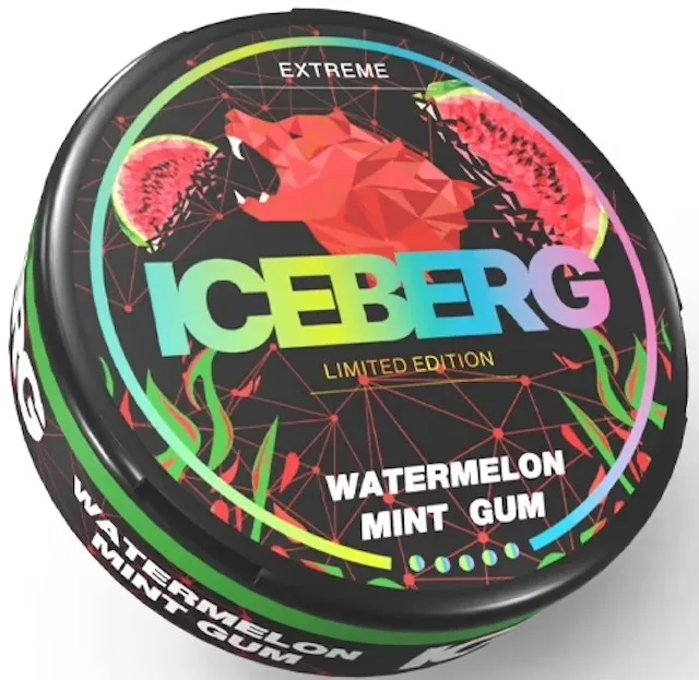 НИКПАКИ ICEBERG LIMITED EDITION 130 MG (Watermelon Mint Gum)