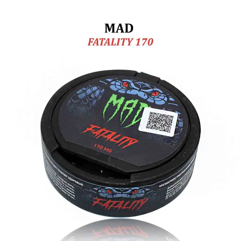 Снюс MAD FATALITY 170 (12шт/блок)